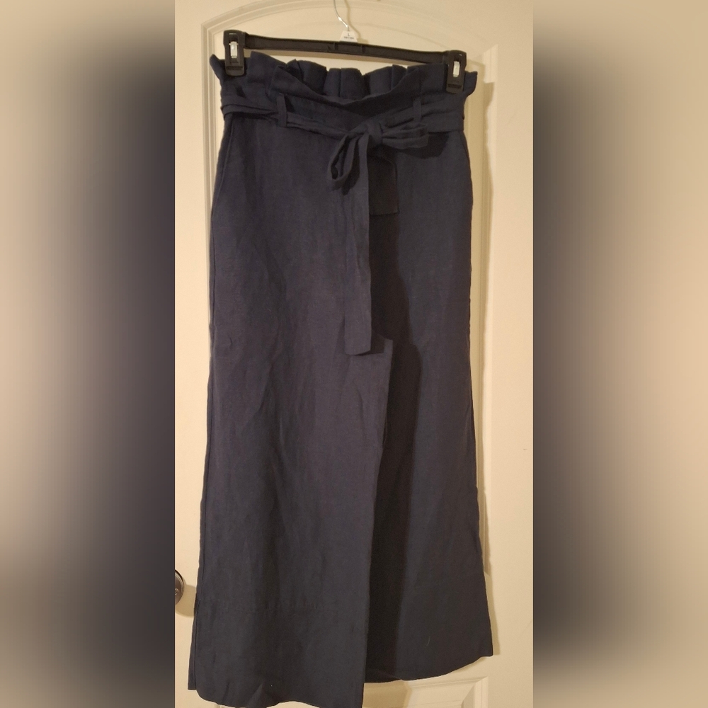 Blank ‎ nyc wide leg button fly blue size small